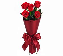 5 Красных роз Эдлесс Лав в Тюмени Букет 5 Красных роз Эдлесс Лав в Тюмени