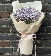 Букет Нежные чувства в Тюмени Букет цветов из:  Гипсофила в Тюмени