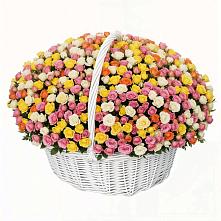 Премиум корзина Кустовых Роз #REPLACE_PRED# Тюмени Премиум букет из: Розы #REPLACE_PRED# Тюмени