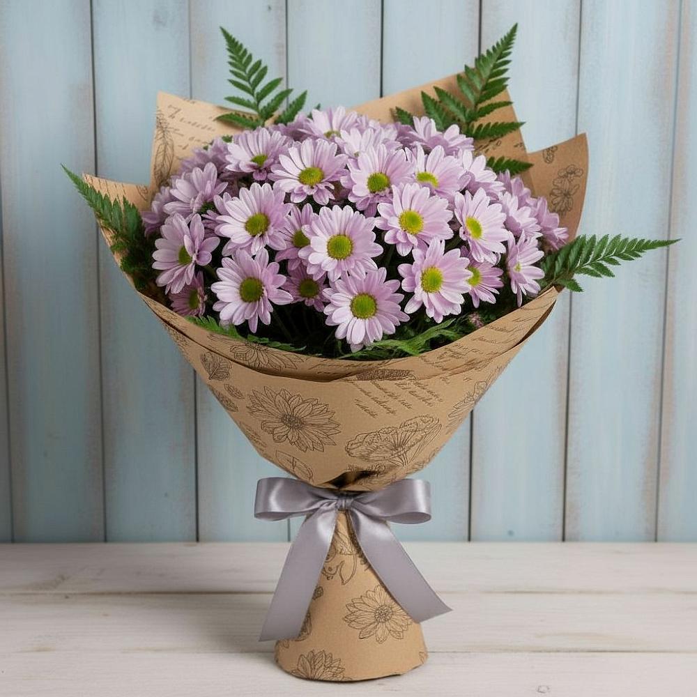 Букет соблазн в Тюмени Букет цветов из: Хризантемы в Тюмени