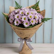 Букет соблазн в Тюмени Букет цветов из:  Хризантемы в Тюмени