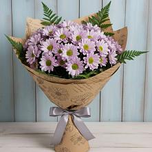 Букет соблазн в Тюмени Букет цветов из:  Хризантемы в Тюмени