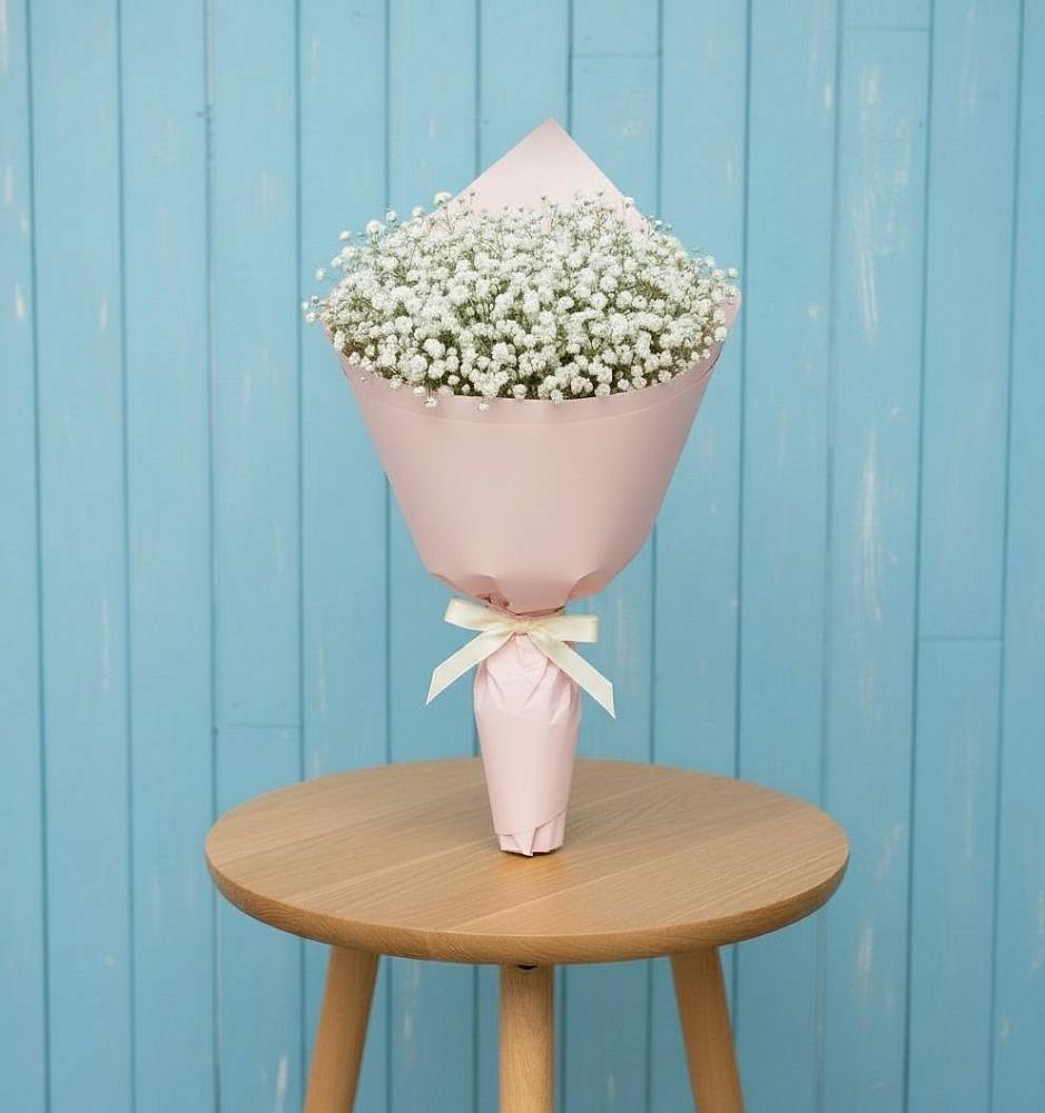 Букет Воздушное настроение в Тюмени Букет цветов из: Гипсофила в Тюмени