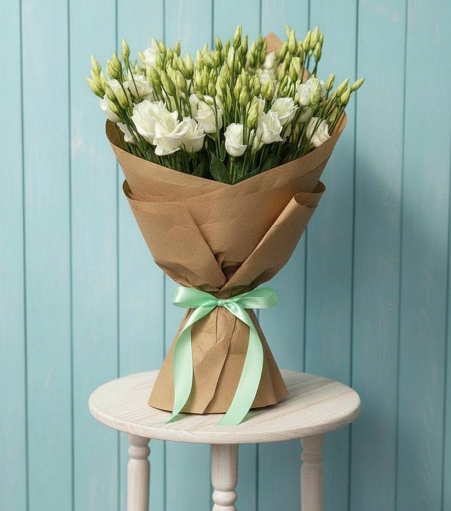 Букет цветов из: Лизиантусы в Тюмени