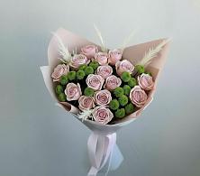 Букет доброе утро в Тюмени Букет цветов из:  Розы и Хризантемы в Тюмени