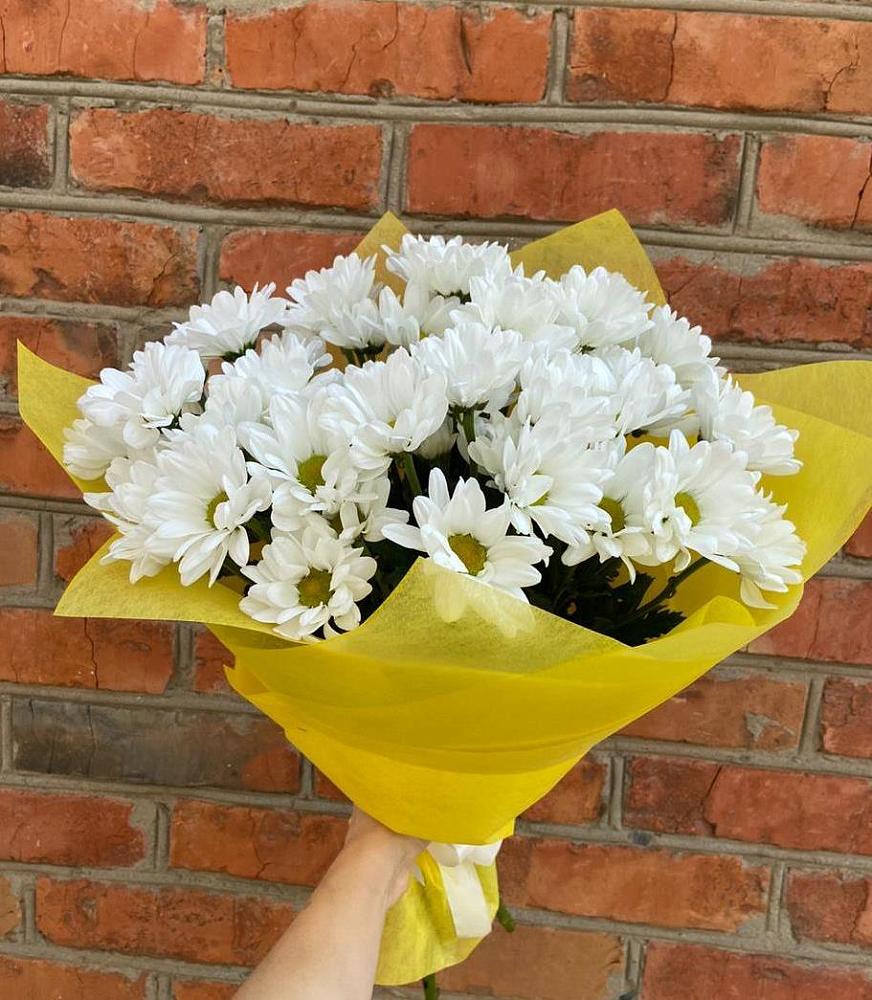 Букет Застенчивые лепестки в Тюмени Букет цветов из: Хризантемы в Тюмени