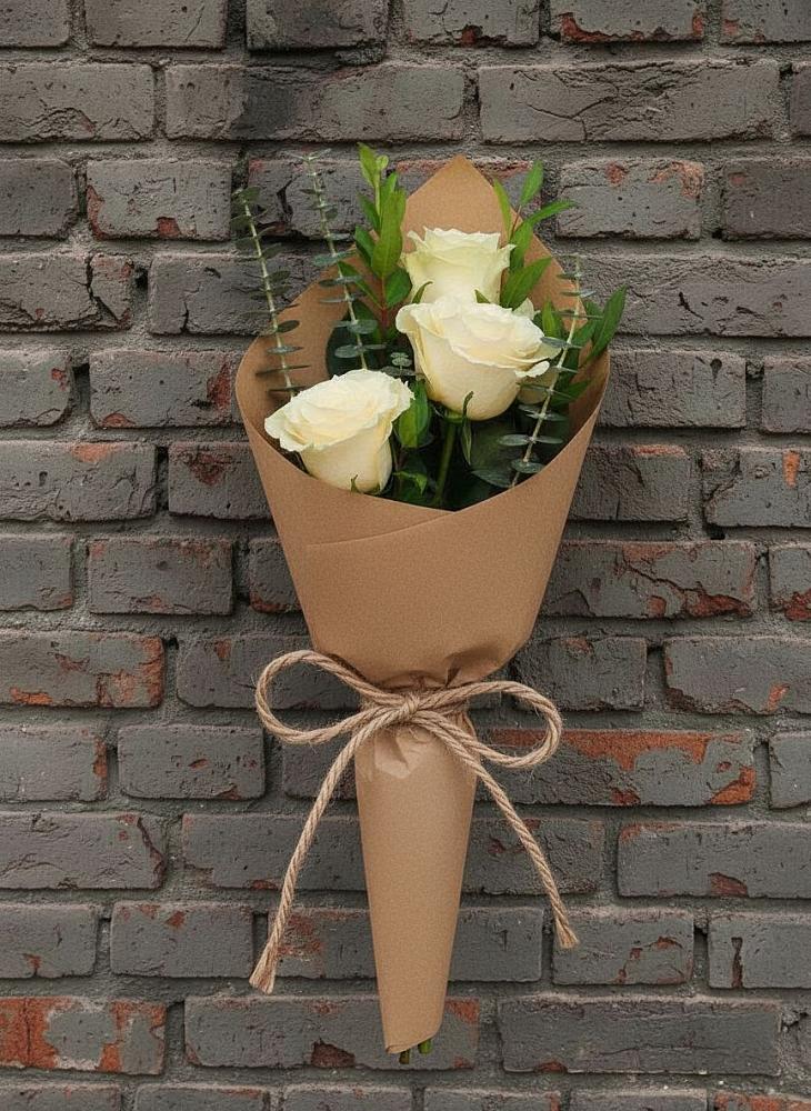 Букет из 3 роз в Тюмени Букет цветов из: Розы в Тюмени