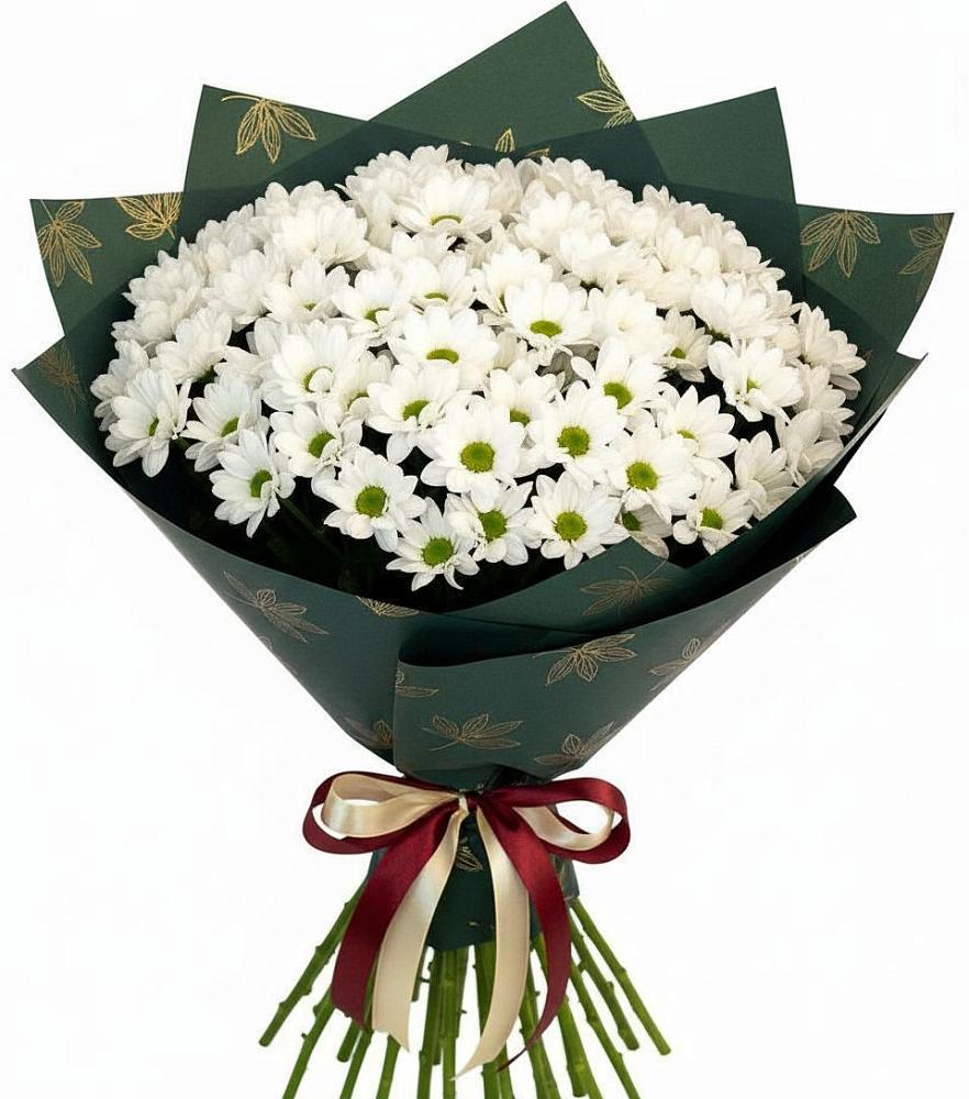 Букет море ромашек в Тюмени Букет цветов из: Хризантемы в Тюмени