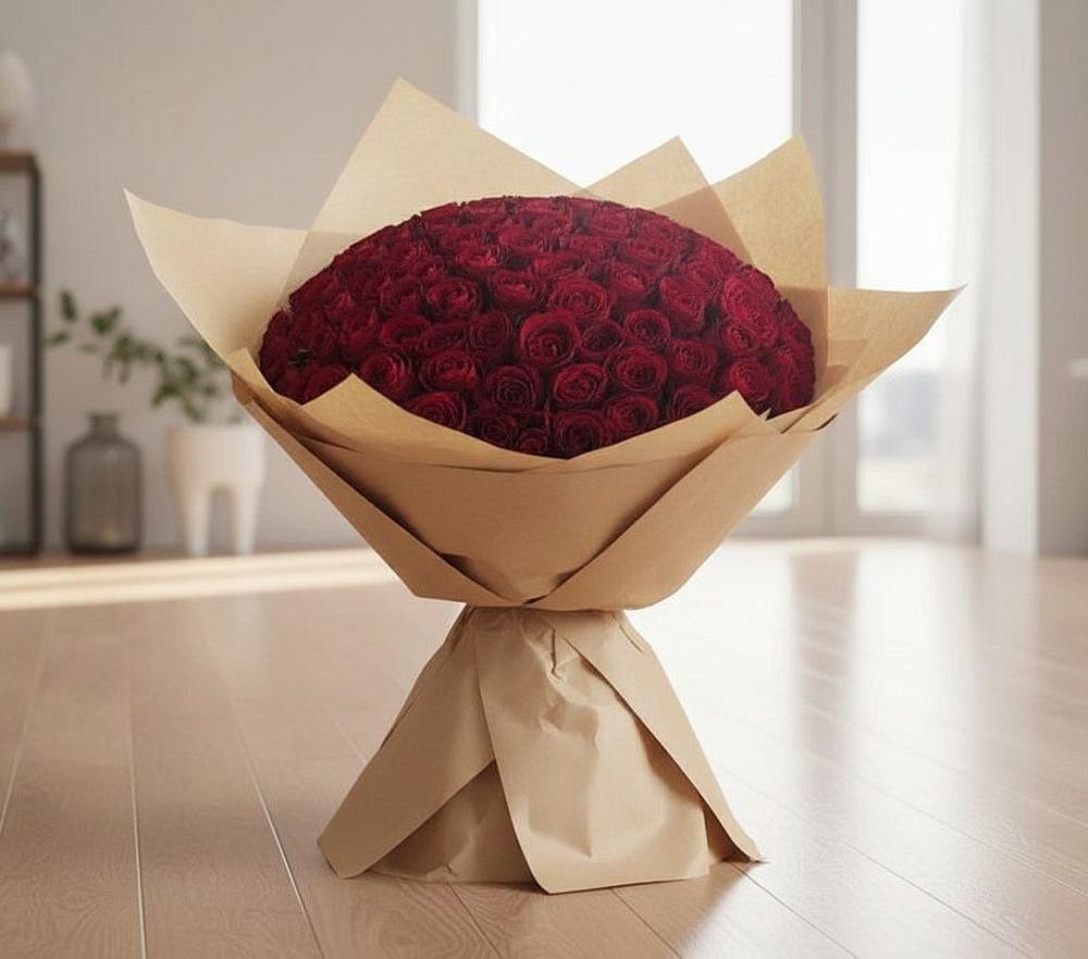 101 Красная роза в Тюмени Букет 101 Красная роза в Тюмени