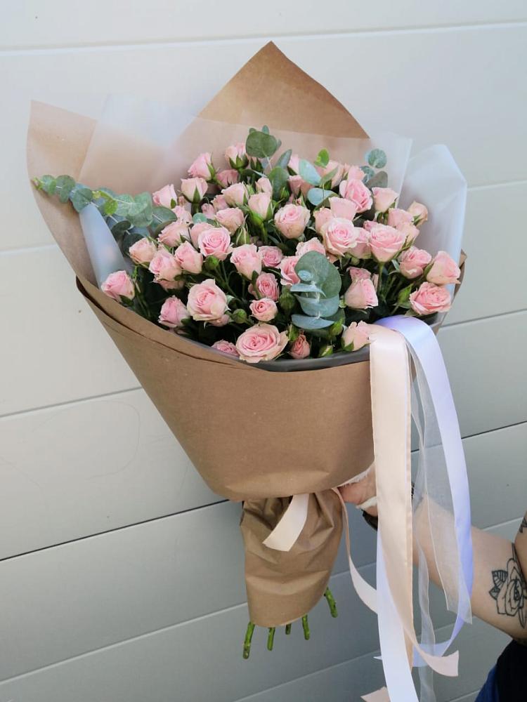 Букет Нежное касание в Тюмени Букет цветов из: Розы в Тюмени