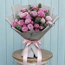 Композиция Яркий комплимент в Тюмени Букет цветов из:  Розы в Тюмени